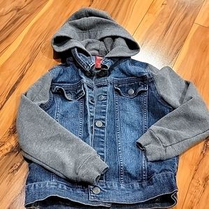Hooded Jean jacket